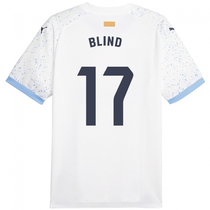 Kandiny Naisten Daley Blind #17 Valkoinen Vieraspaita 2023/24 Lyhythihainen Paita T-Paita