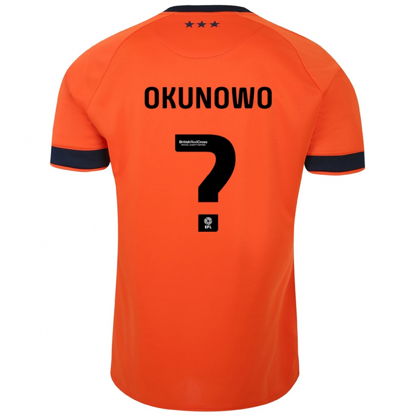 Kandiny Naisten Emmanuel Okunowo #0 Oranssi Vieraspaita 2023/24 Lyhythihainen Paita T-Paita