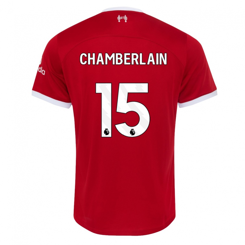 Kandiny Lapset Alex Oxlade Chamberlain #15 Punainen Kotipaita 2023/24 Lyhythihainen Paita T-Paita