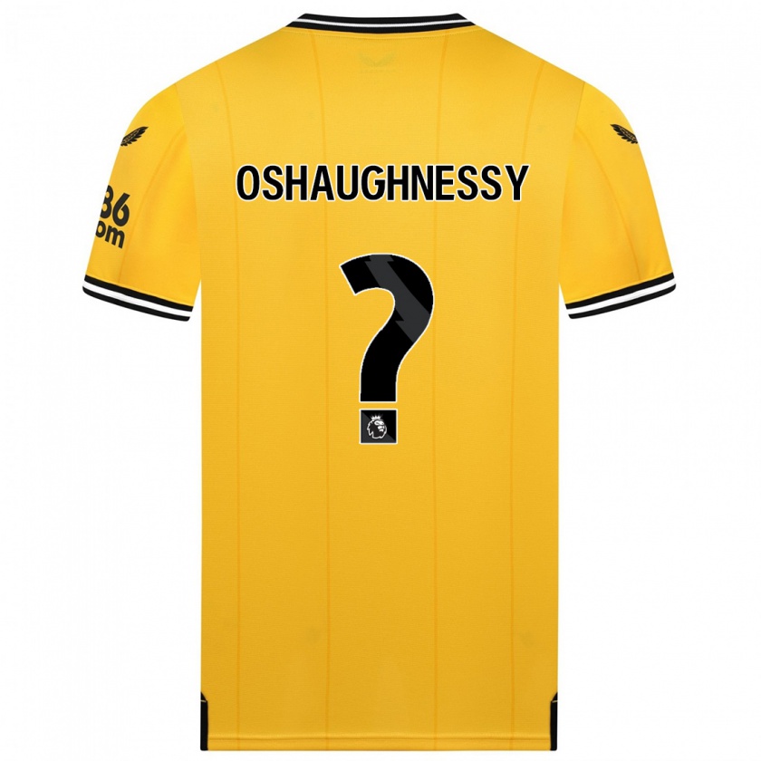 Kandiny Lapset Joe Oshaughnessy #0 Keltainen Kotipaita 2023/24 Lyhythihainen Paita T-Paita