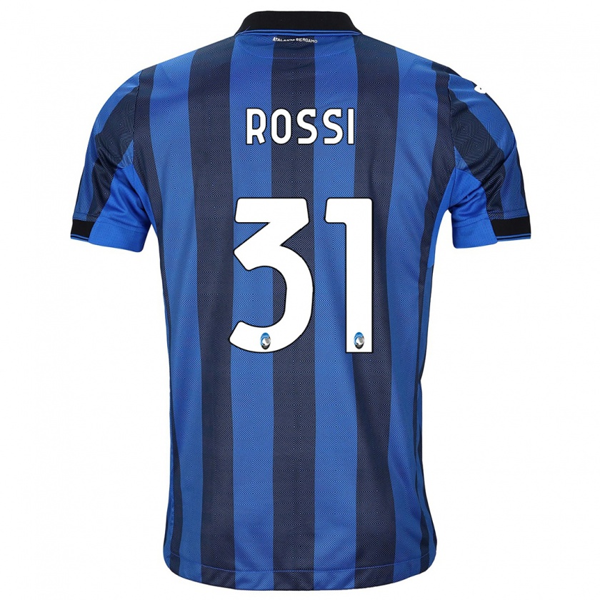 Kandiny Lapset Francesco Rossi #31 Musta Sininen Kotipaita 2023/24 Lyhythihainen Paita T-Paita