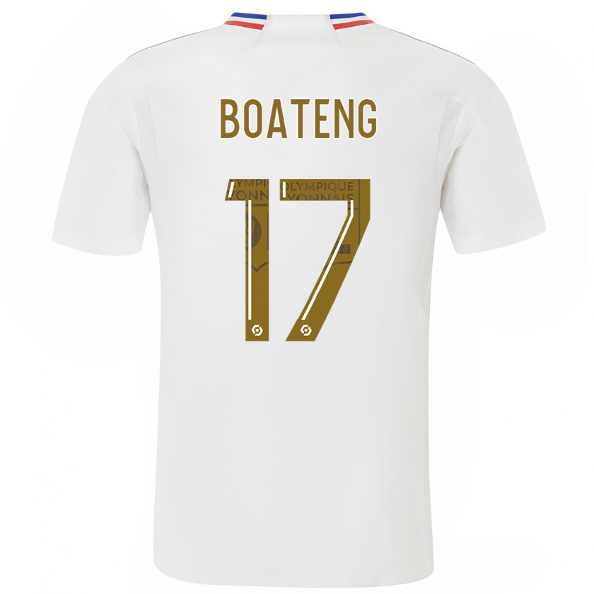 Kandiny Lapset Jerome Boateng #17 Valkoinen Kotipaita 2023/24 Lyhythihainen Paita T-Paita