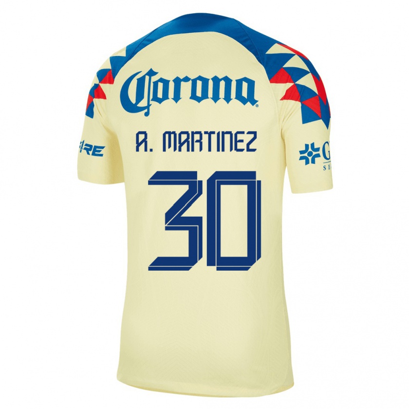Kandiny Lapset Arturo Martínez #30 Keltainen Kotipaita 2023/24 Lyhythihainen Paita T-Paita
