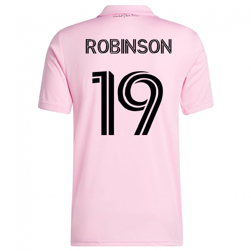 Kandiny Lapset Robbie Robinson #19 Vaaleanpunainen Kotipaita 2023/24 Lyhythihainen Paita T-Paita