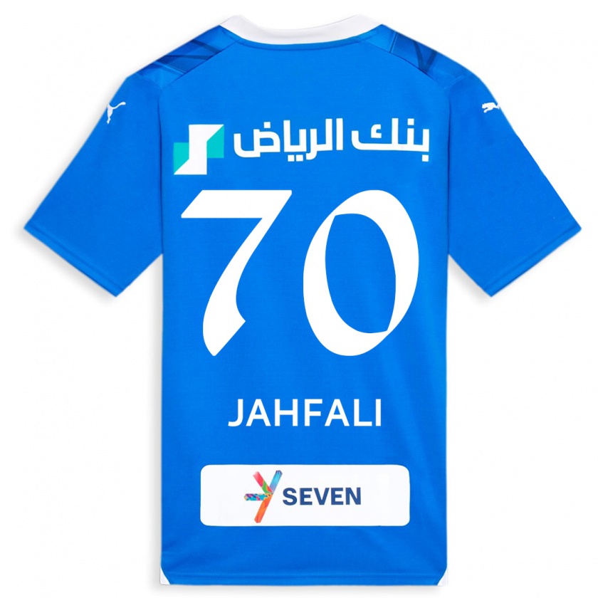 Kandiny Lapset Mohammed Jahfali #70 Sininen Kotipaita 2023/24 Lyhythihainen Paita T-Paita