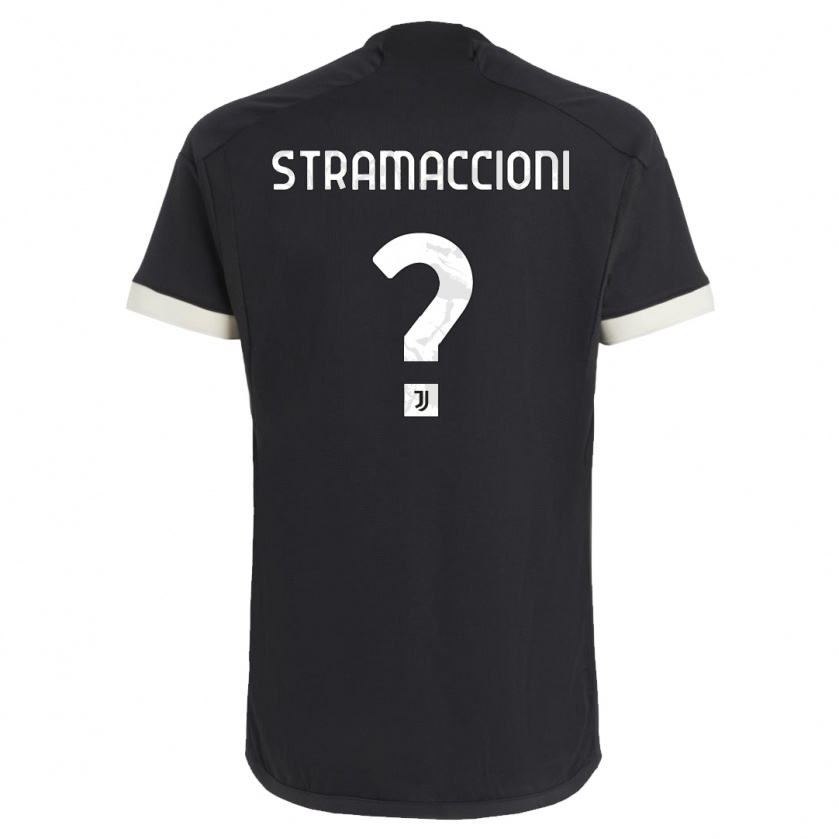 Kandiny Lapset Diego Stramaccioni #0 Musta Kolmas Sarja 2023/24 Lyhythihainen Paita T-Paita