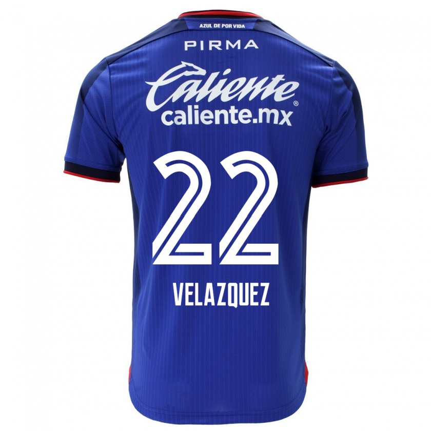 Kandiny Miesten Hireri Velazquez #22 Sininen Kotipaita 2023/24 Lyhythihainen Paita T-Paita