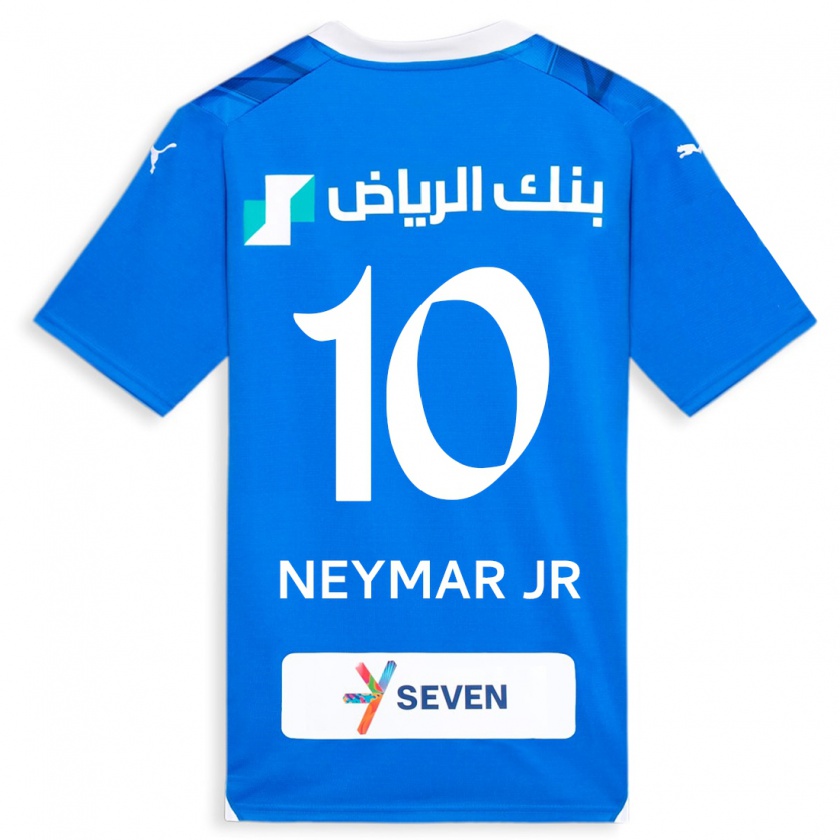 Kandiny Miesten Neymar #10 Sininen Kotipaita 2023/24 Lyhythihainen Paita T-Paita