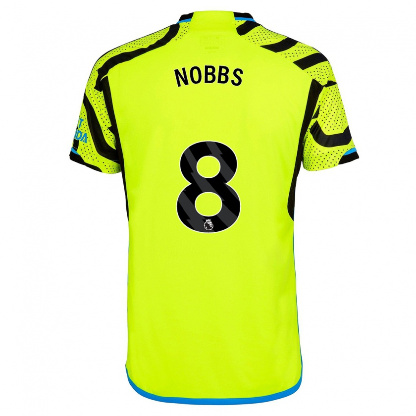 Kandiny Miesten Nobbs #8 Keltainen Vieraspaita 2023/24 Lyhythihainen Paita T-Paita