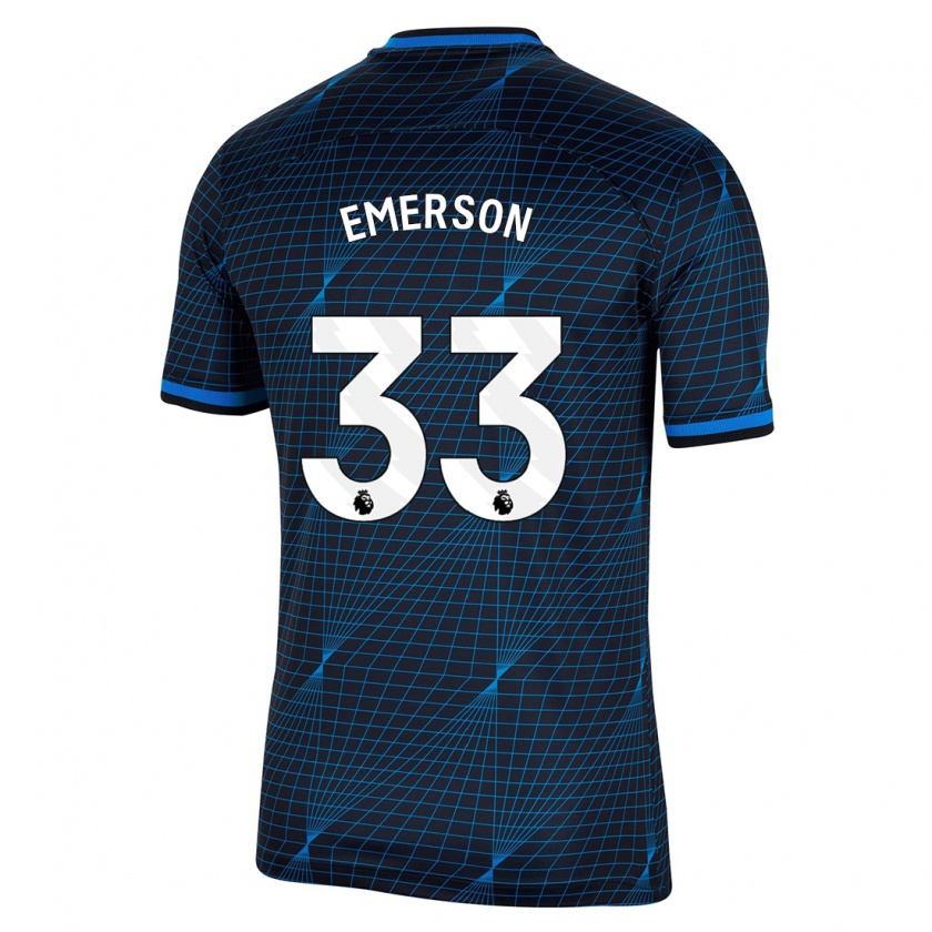 Kandiny Miesten Emerson #33 Tummansininen Vieraspaita 2023/24 Lyhythihainen Paita T-Paita
