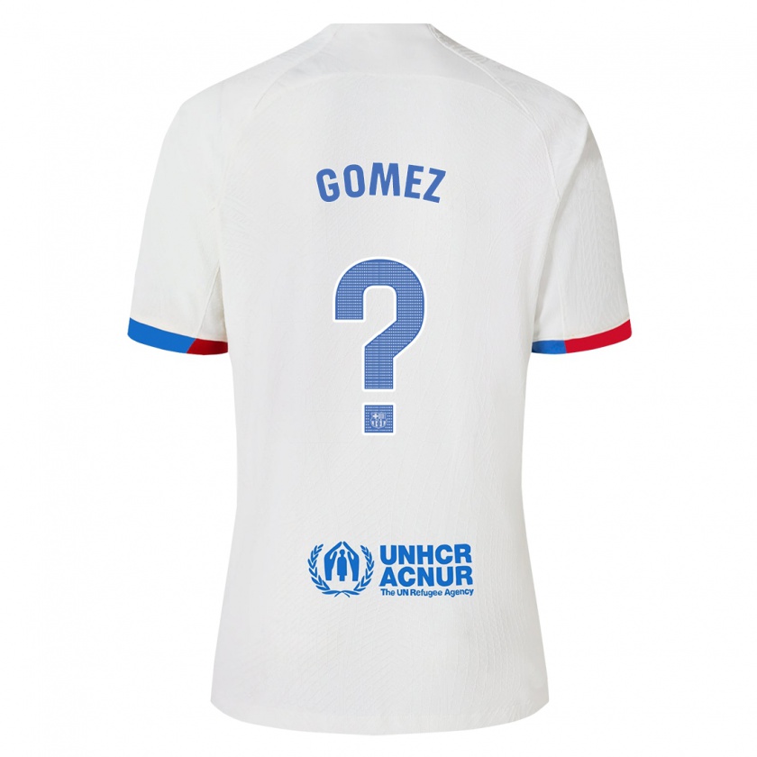 Kandiny Miesten Antonio Gomez #0 Valkoinen Vieraspaita 2023/24 Lyhythihainen Paita T-Paita