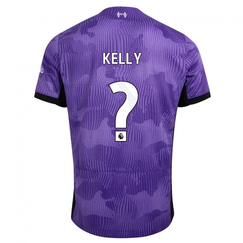 Kandiny Miesten Kyle Kelly #0 Violetti Kolmas Sarja 2023/24 Lyhythihainen Paita T-Paita