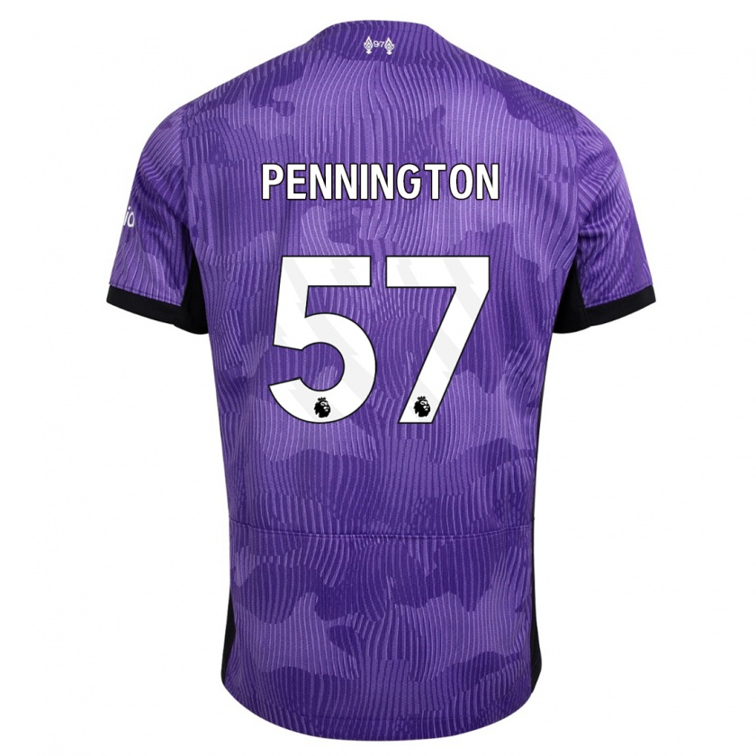 Kandiny Miesten Cody Pennington #57 Violetti Kolmas Sarja 2023/24 Lyhythihainen Paita T-Paita