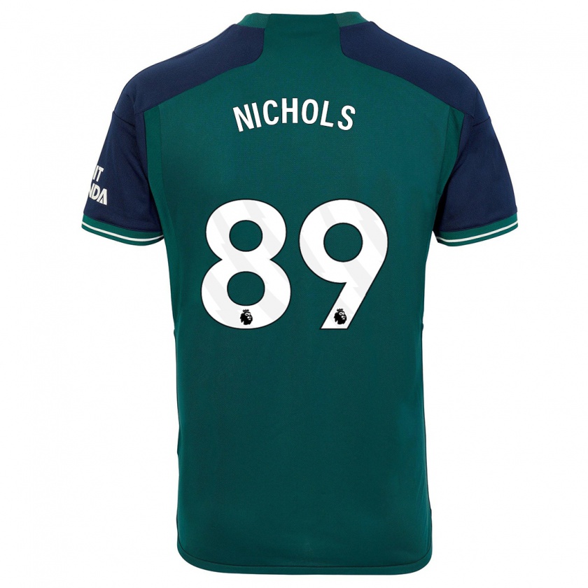 Kandiny Miesten Josh Nichols #89 Vihreä Kolmas Sarja 2023/24 Lyhythihainen Paita T-Paita