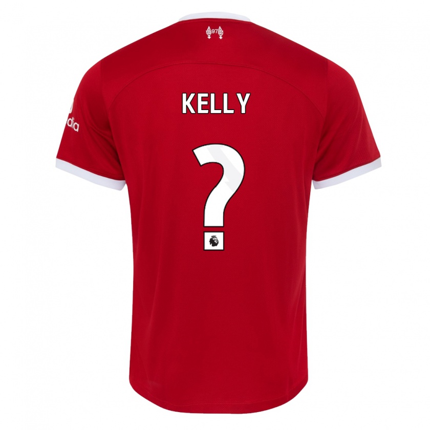 Kandiny Naisten Kyle Kelly #0 Punainen Kotipaita 2023/24 Lyhythihainen Paita T-Paita