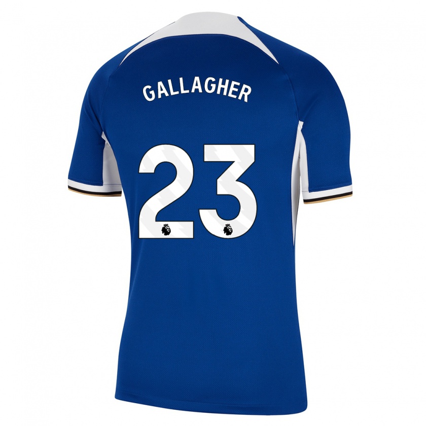 Kandiny Naisten Conor Gallagher #23 Sininen Kotipaita 2023/24 Lyhythihainen Paita T-Paita