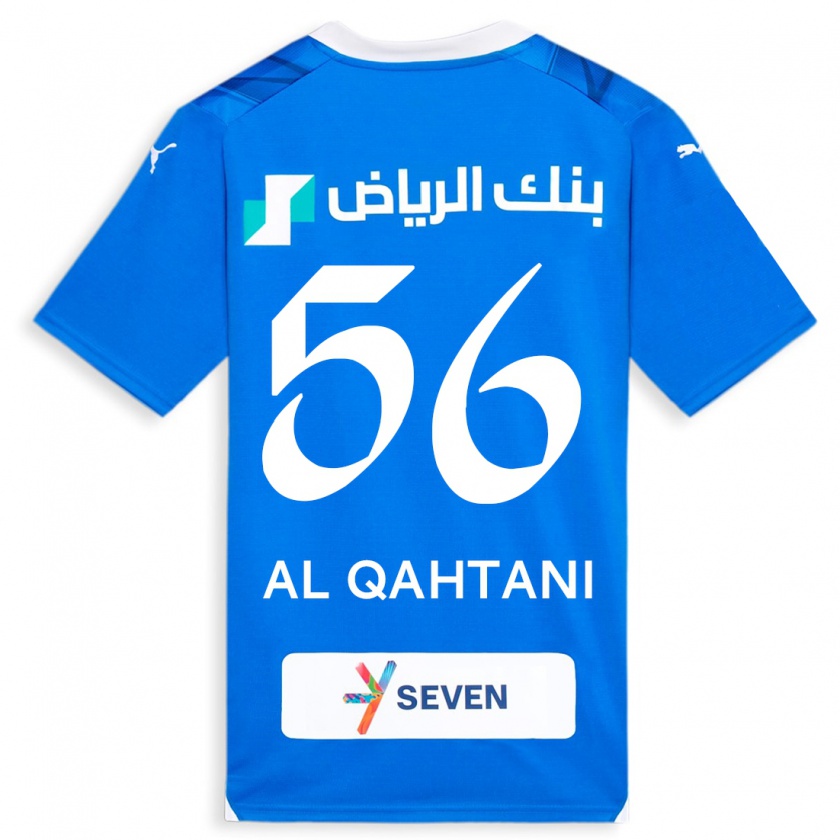 Kandiny Naisten Mohammed Al-Qahtani #56 Sininen Kotipaita 2023/24 Lyhythihainen Paita T-Paita