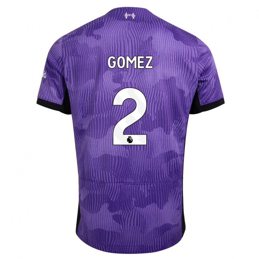 Kandiny Naisten Joe Gomez #2 Violetti Kolmas Sarja 2023/24 Lyhythihainen Paita T-Paita