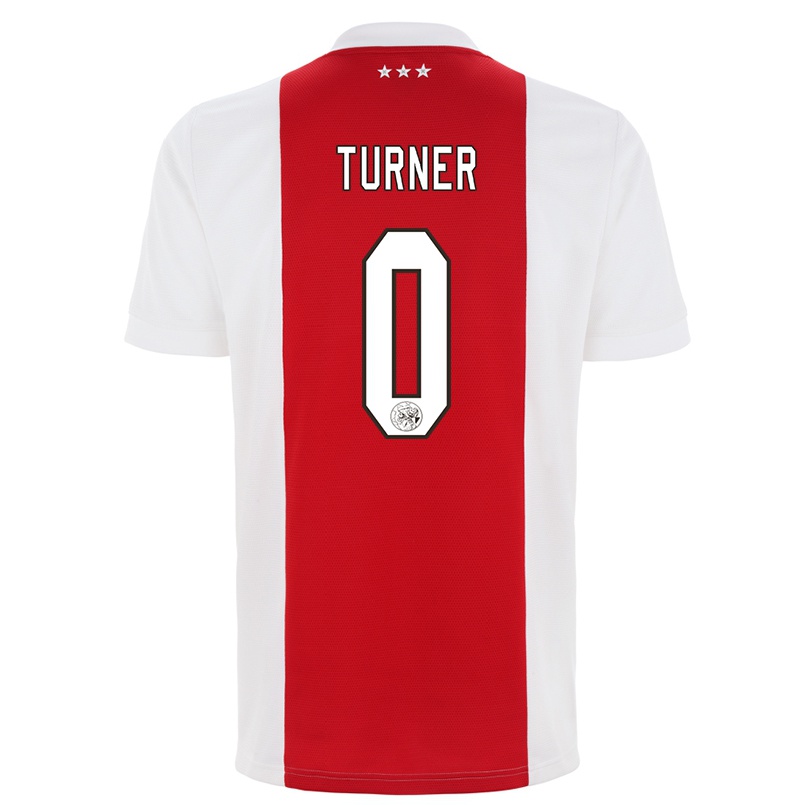 Lapset Jalkapallo Darcy Turner #0 Punainen Valkoinen Kotipaita 2021/22 Lyhythihainen Paita T-paita
