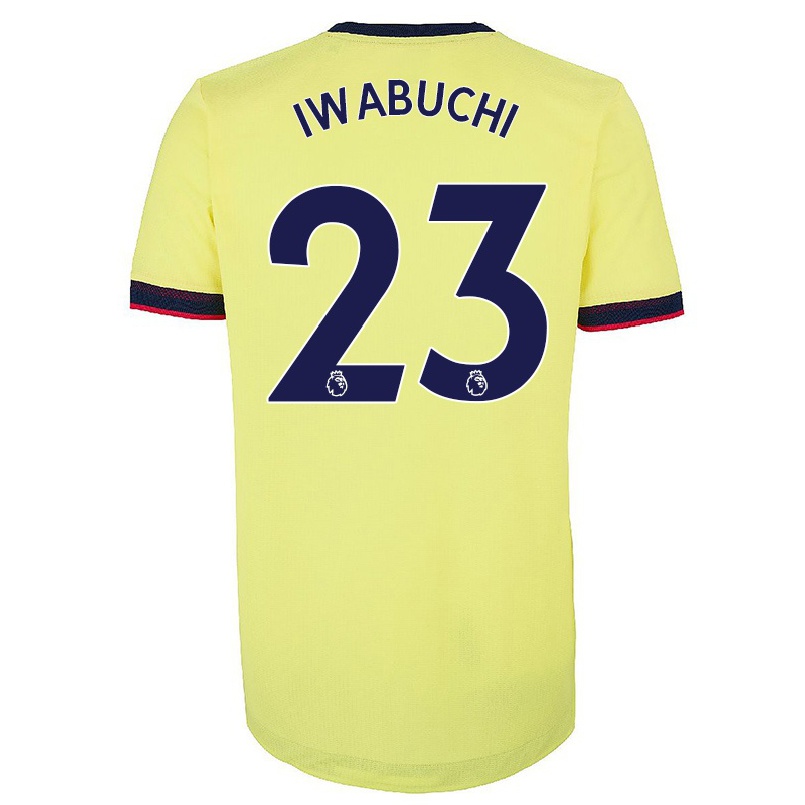 Lapset Jalkapallo Mana Iwabuchi #23 Punainen Valkoinen Kotipaita 2021/22 Lyhythihainen Paita T-paita