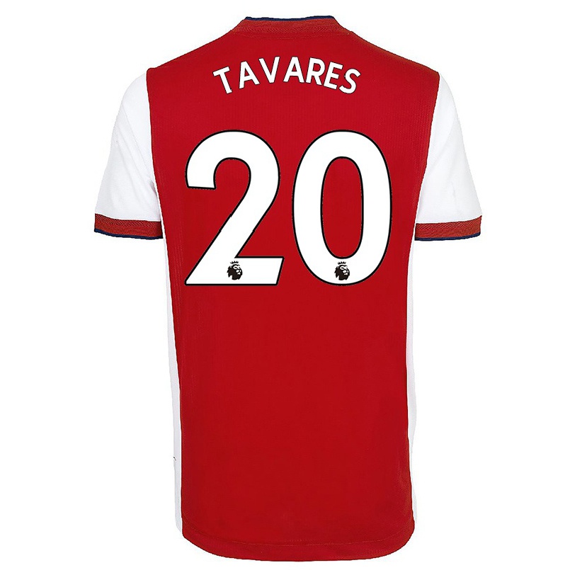 Lapset Jalkapallo Nuno Tavares #20 Keltainen Vieraspaita 2021/22 Lyhythihainen Paita T-paita