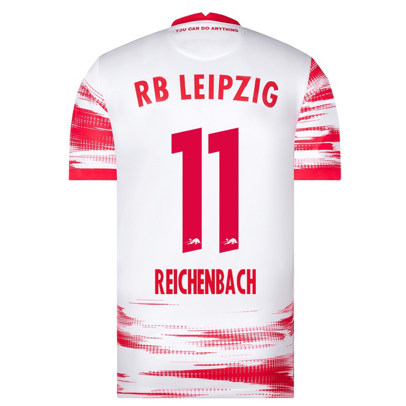 Lapset Jalkapallo Lisa Reichenbach #11 Punainen Valkoinen Kotipaita 2021/22 Lyhythihainen Paita T-paita