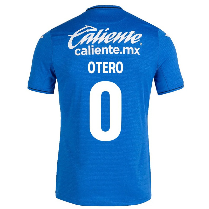 Lapset Jalkapallo Romulo Otero #0 Tummansininen Kotipaita 2021/22 Lyhythihainen Paita T-paita