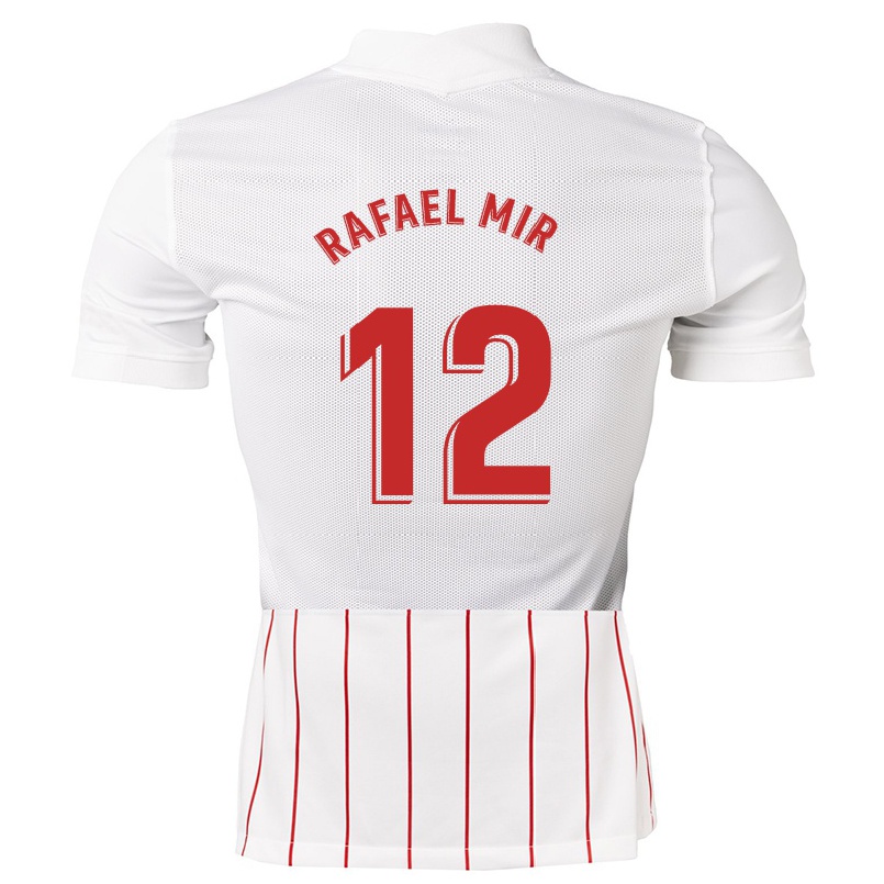 Lapset Jalkapallo Rafael Mir #12 Valkoinen Kotipaita 2021/22 Lyhythihainen Paita T-paita