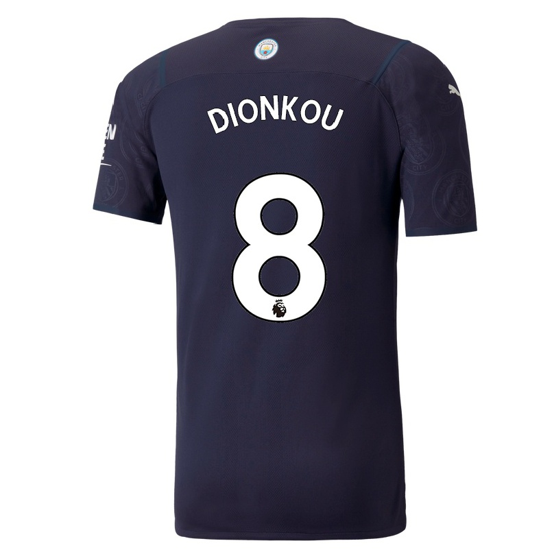Lapset Jalkapallo Alpha Dionkou #8 Tummansininen 3. Paita 2021/22 Lyhythihainen Paita T-paita