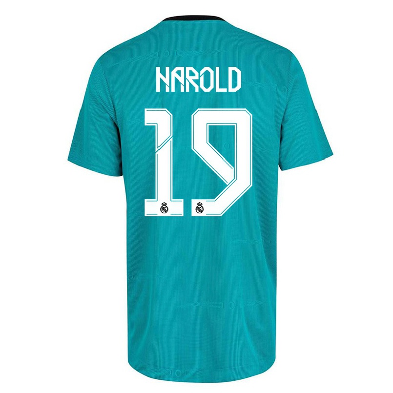 Lapset Jalkapallo Cardenal Harold #19 Vaaleanvihreä 3. Paita 2021/22 Lyhythihainen Paita T-paita