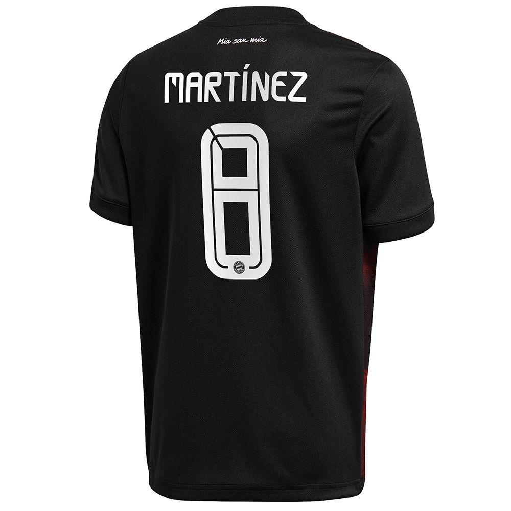 Lapset Jalkapallo Javi Martinez #8 3. Paita Musta Pelipaita 2020/21 Lyhythihainen Paita