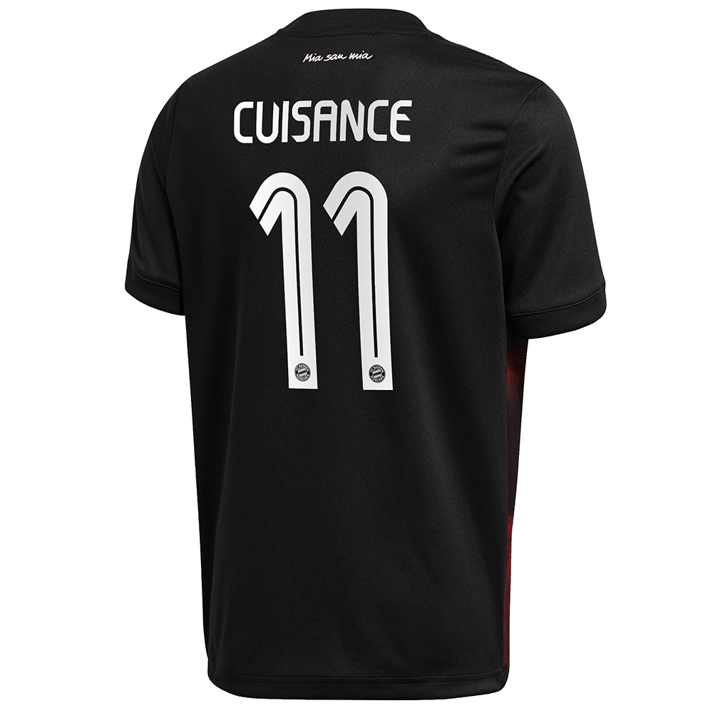 Lapset Jalkapallo Michael Cuisance #11 3. Paita Musta Pelipaita 2020/21 Lyhythihainen Paita