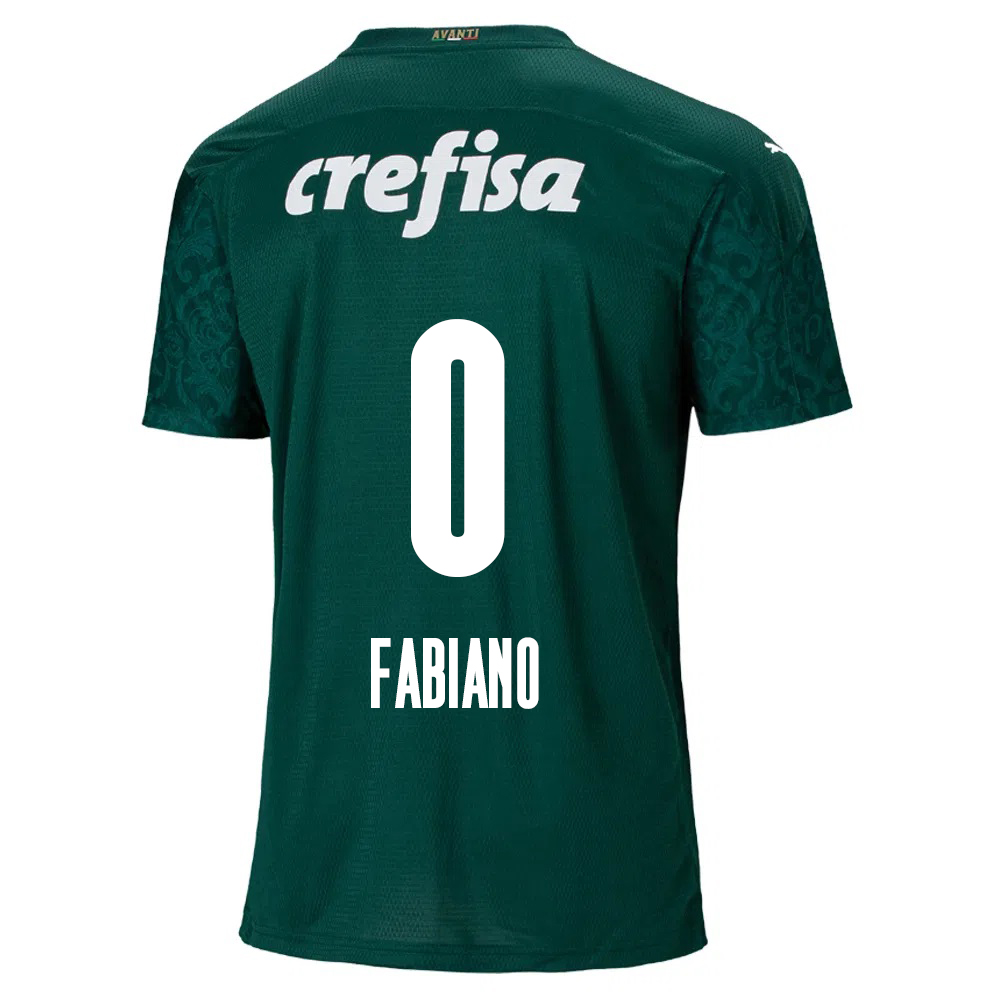 Lapset Jalkapallo Fabiano #0 Kotipaita Vihreä Pelipaita 2020/21 Lyhythihainen Paita