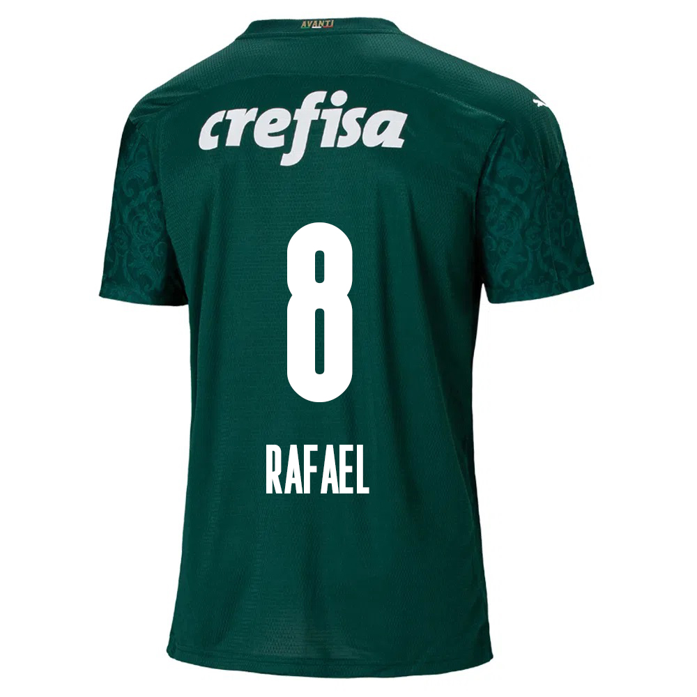 Lapset Jalkapallo Ze Rafael #8 Kotipaita Vihreä Pelipaita 2020/21 Lyhythihainen Paita