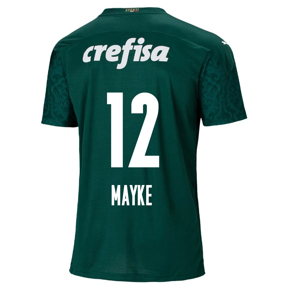 Lapset Jalkapallo Mayke #12 Kotipaita Vihreä Pelipaita 2020/21 Lyhythihainen Paita