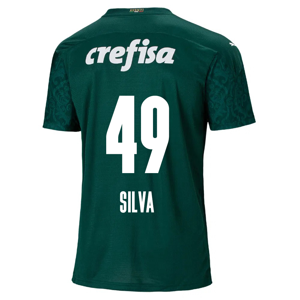 Lapset Jalkapallo Gabriel Silva #49 Kotipaita Vihreä Pelipaita 2020/21 Lyhythihainen Paita