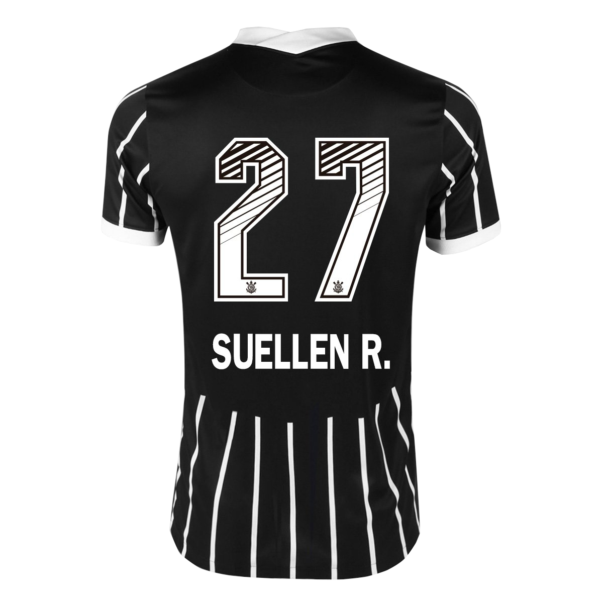 Lapset Jalkapallo Suellen R. #27 Vieraspaita Musta Pelipaita 2020/21 Lyhythihainen Paita