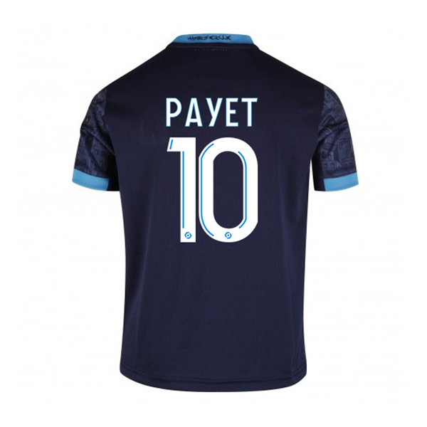 Lapset Jalkapallo Dimitri Payet #10 Vieraspaita Pimeys Pelipaita 2020/21 Lyhythihainen Paita