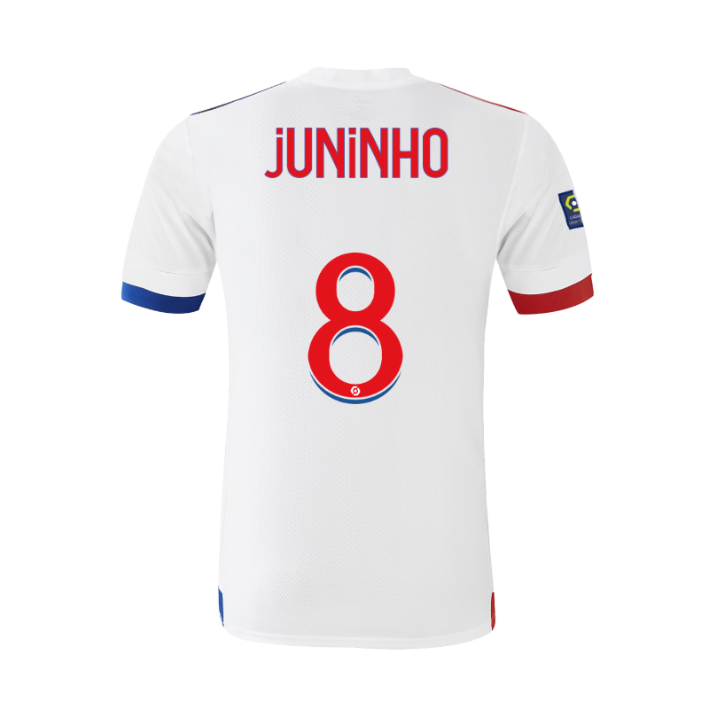 Lapset Jalkapallo Juninho Pernambucano #8 Kotipaita Valkoinen Pelipaita 2020/21 Lyhythihainen Paita