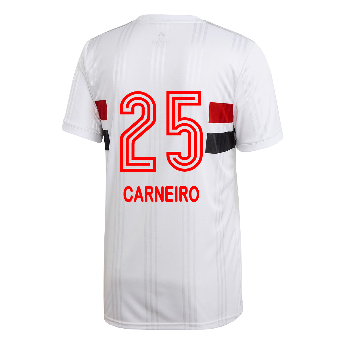 Lapset Jalkapallo Gonzalo Carneiro #25 Kotipaita Valkoinen Pelipaita 2020/21 Lyhythihainen Paita