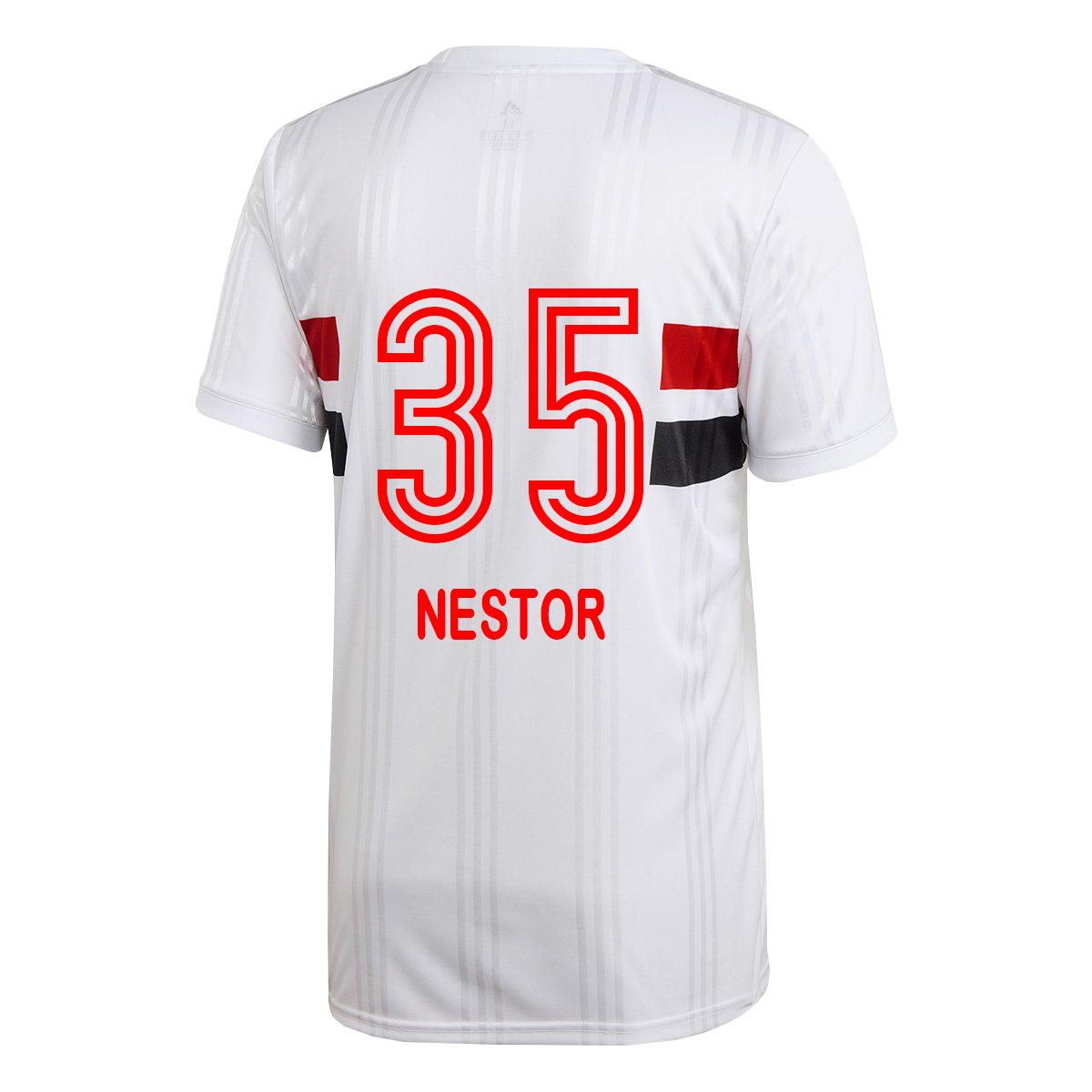 Lapset Jalkapallo Rodrigo Nestor #35 Kotipaita Valkoinen Pelipaita 2020/21 Lyhythihainen Paita
