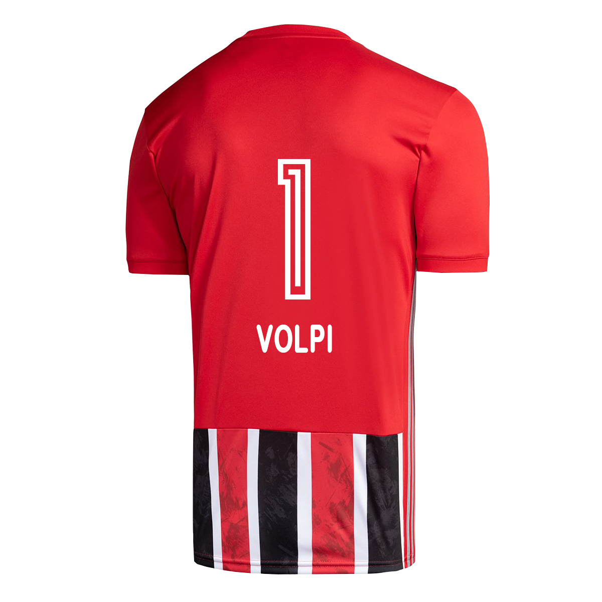 Lapset Jalkapallo Tiago Volpi #1 Vieraspaita Punainen Pelipaita 2020/21 Lyhythihainen Paita