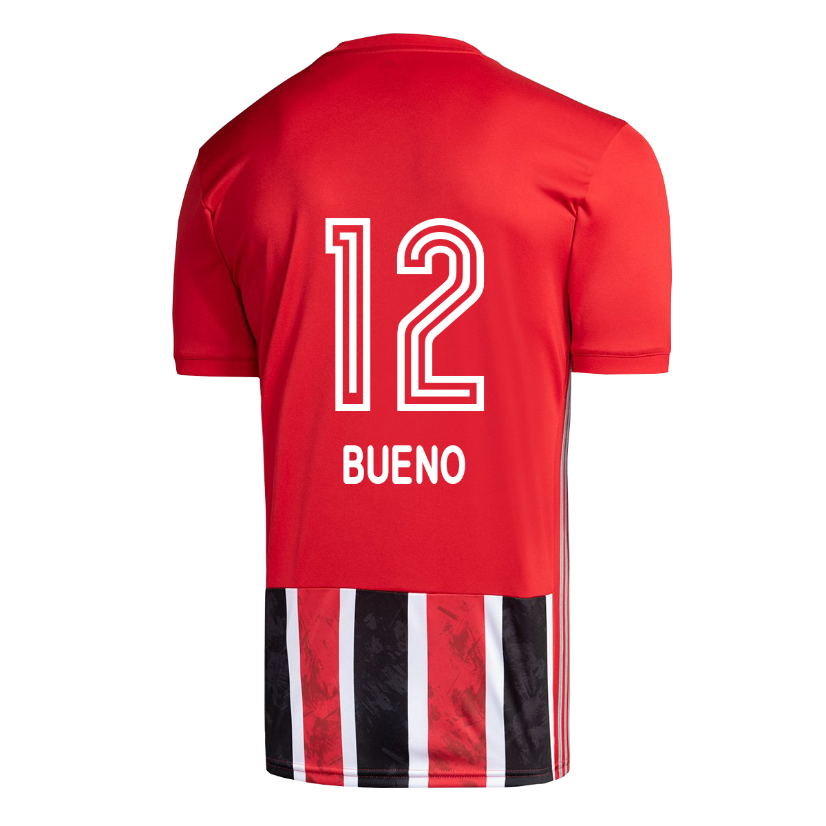 Lapset Jalkapallo Vitor Bueno #12 Vieraspaita Punainen Pelipaita 2020/21 Lyhythihainen Paita