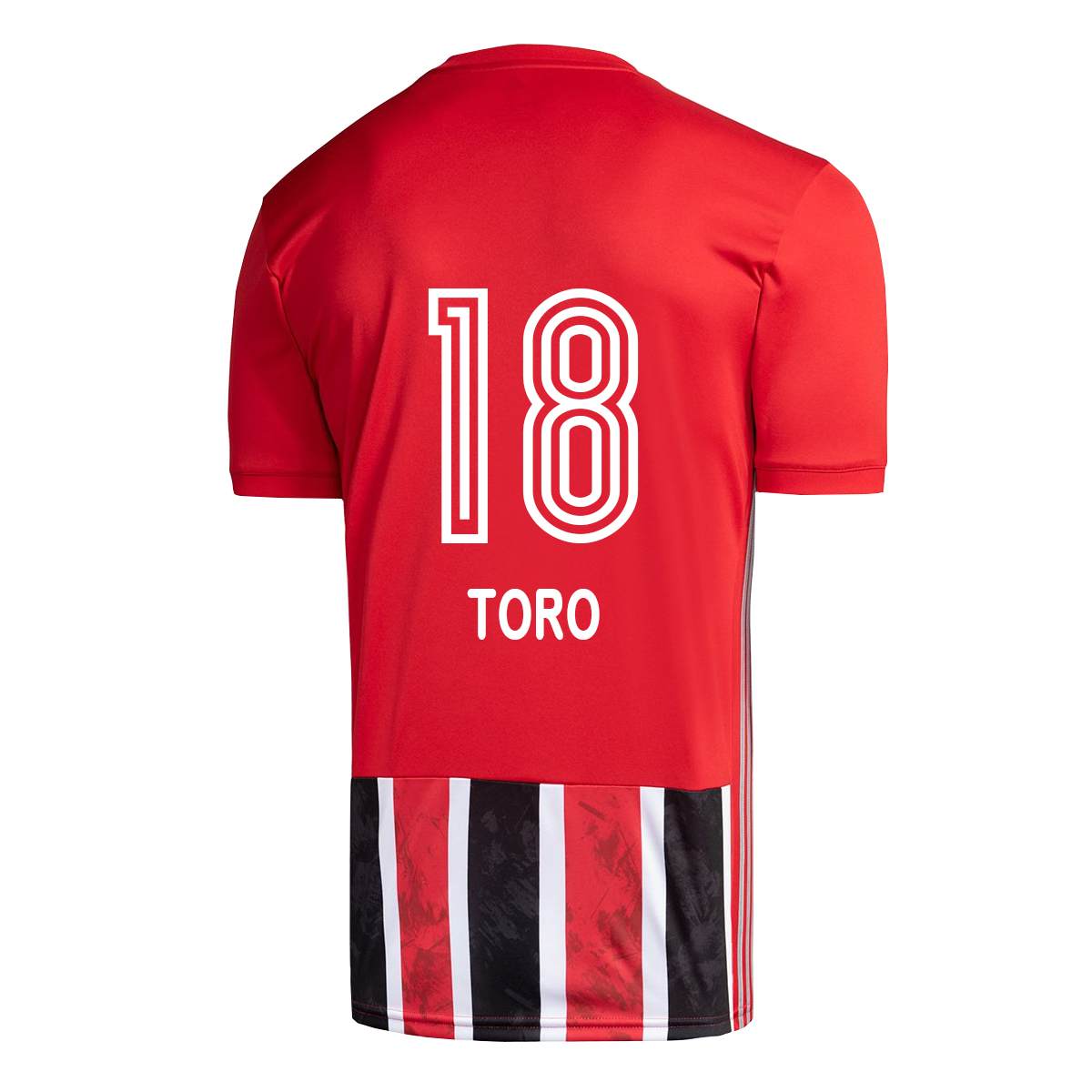 Lapset Jalkapallo Jonas Toro #18 Vieraspaita Punainen Pelipaita 2020/21 Lyhythihainen Paita