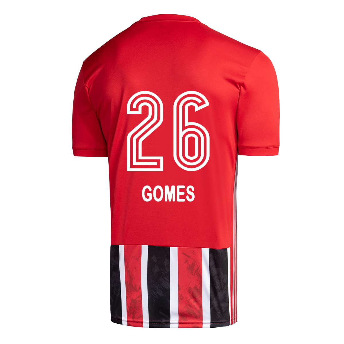 Lapset Jalkapallo Igor Gomes #26 Vieraspaita Punainen Pelipaita 2020/21 Lyhythihainen Paita