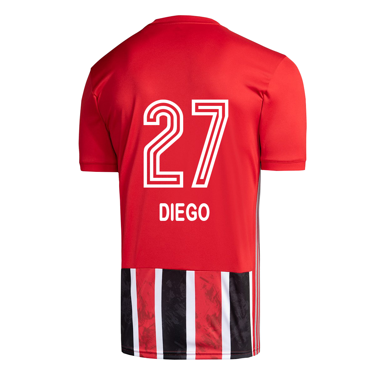Lapset Jalkapallo Diego #27 Vieraspaita Punainen Pelipaita 2020/21 Lyhythihainen Paita