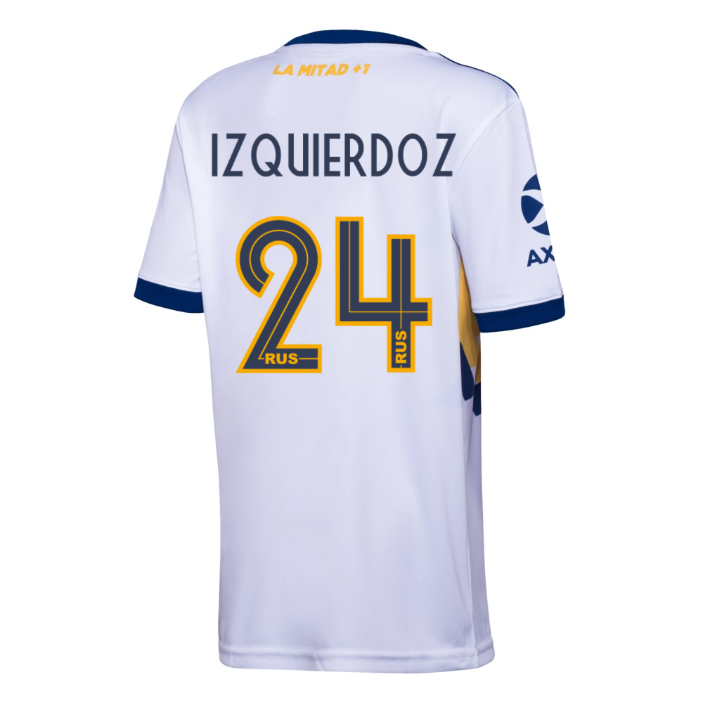 Lapset Jalkapallo Carlos Izquierdoz #24 Vieraspaita Valkoinen Pelipaita 2020/21 Lyhythihainen Paita
