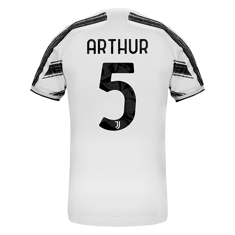 Lapset Jalkapallo Arthur #5 Kotipaita Valkoinen Pelipaita 2020/21 Lyhythihainen Paita