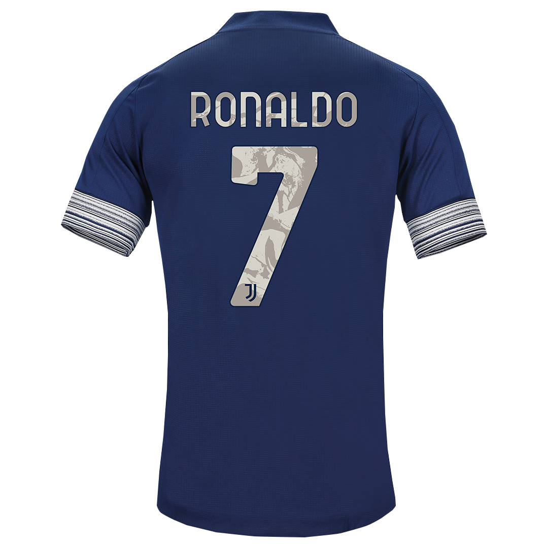 Lapset Jalkapallo Cristiano Ronaldo #7 Vieraspaita Pimeys Pelipaita 2020/21 Lyhythihainen Paita