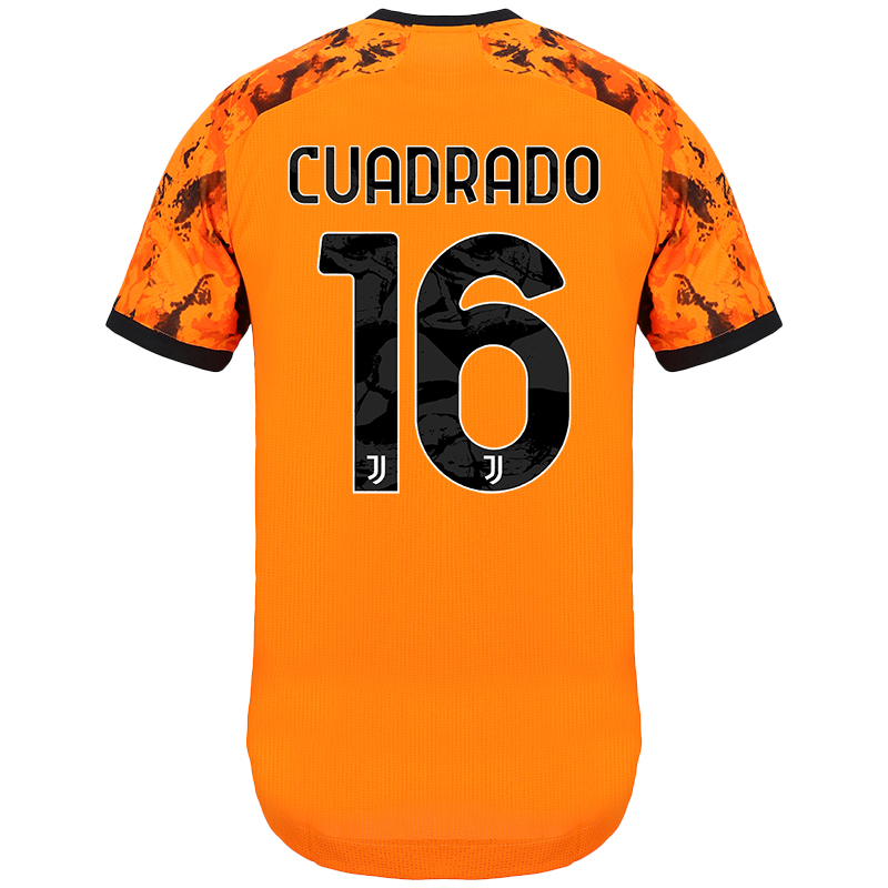 Lapset Jalkapallo Juan Cuadrado #16 3. Paita Oranssi Pelipaita 2020/21 Lyhythihainen Paita
